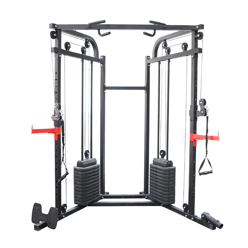 Home Gym One Machine - Power Rack Cable Crossover Machine Home