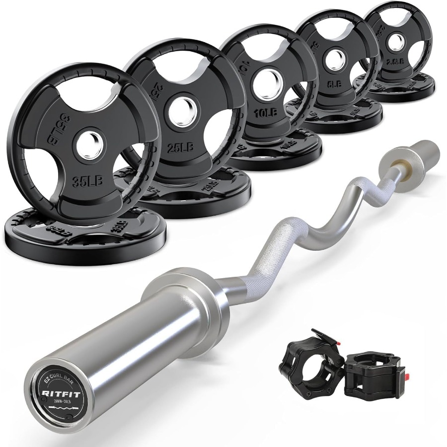 Barbell Curl Bar - บาร์ EZ Curl ขนาด 2 นิ้ว