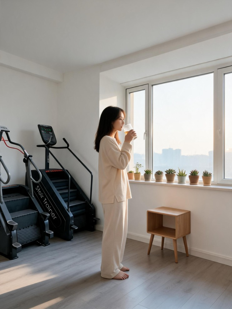 Home Gym Design - เครื่องออกกำลังกายแบบใหม่สำหรับยิมที่บ้าน เครื่องปีนบันไดเชิงพาณิชย์ เครื่องครอสเทรนเนอร์สำหรับการออกกำลังกาย