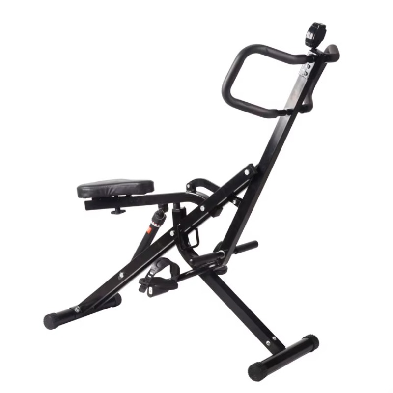 Home Gym Total Fitness - เครื่องออกกำลังกายในบ้านแบบครบวงจรสำหรับบริหารหน้าท้องและสควอท พร้อมฟังก์ชันขี่ม้าในท่านั่งตรง ระบบตรวจสอบพลังงานรวม 12 ระดับ พร้อมระบบต้านทานไฮดรอลิก