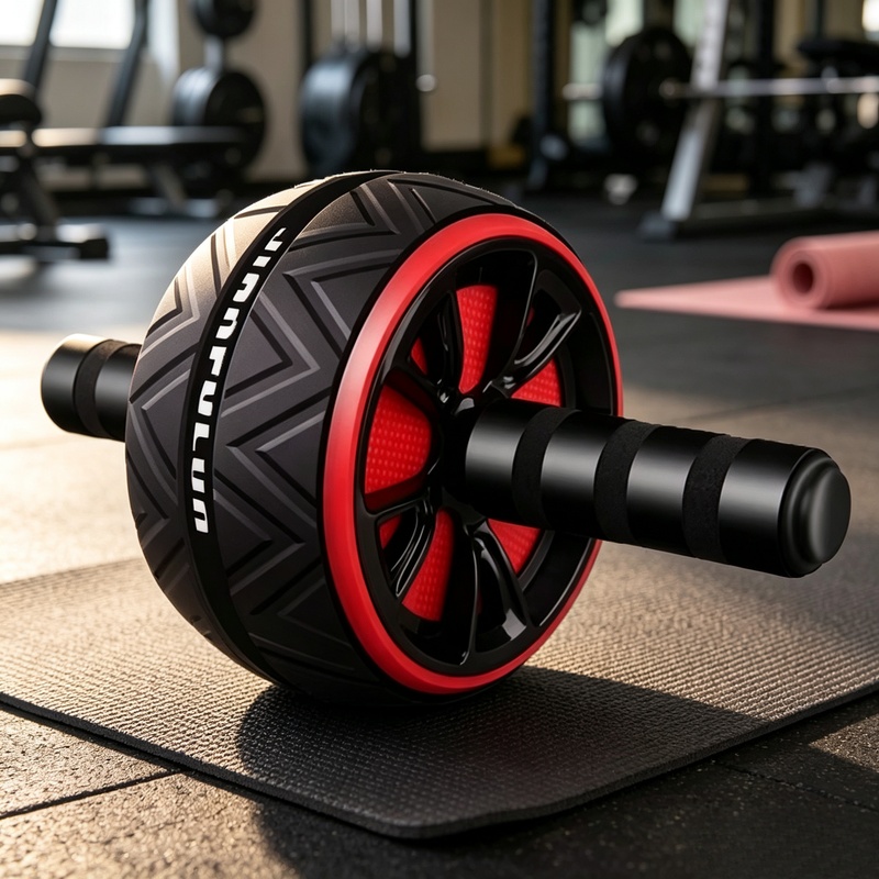 Home Gym Simple - ล้อบริหารหน้าท้องแบบกันลื่น ทนทาน อุปกรณ์ออกกำลังกายสำหรับผู้ชาย ผู้หญิง ใช้ในบ้านหรือยิม