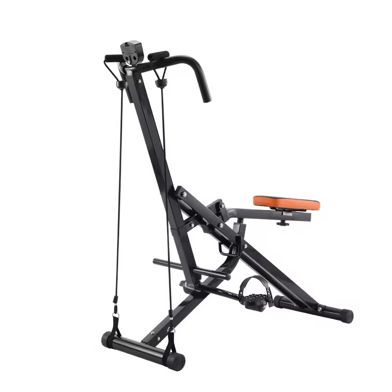 Home Gym Total Fitness - เครื่องออกกำลังกายหน้าท้องแบบพับได้ รุ่น Total Crunch พร้อมอุปกรณ์จำลองการขี่ม้า สำหรับออกกำลังกายที่บ้าน