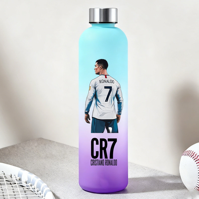 Home Gym Room - ขวดน้ำ CR7 ขนาด 900 มล. ขวดน้ำกีฬาลายโรนัลโด้