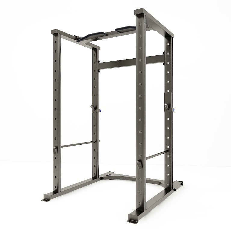 Home Gym Equipments - โครงเหล็กยกน้ำหนักและแร็คสควอทสำหรับการฝึกความแข็งแรงทั่วร่างกาย อุปกรณ์สำหรับยิมที่บ้านและฟิตเนสเชิงพาณิชย์ 1