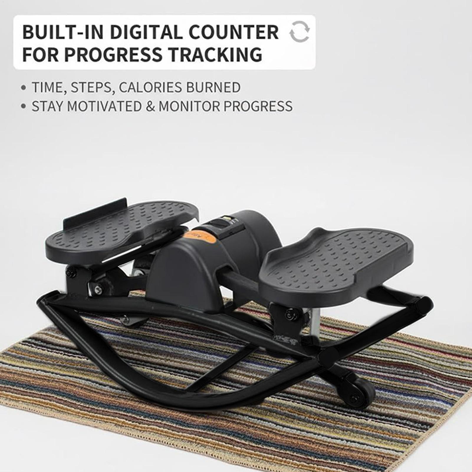 Home Gym Simple - เครื่องออกกำลังกายแบบสเต็ปเปอร์แบบพกพา เงียบ สำหรับใช้ในบ้าน อพาร์ทเมนต์ หอพัก สำนักงาน