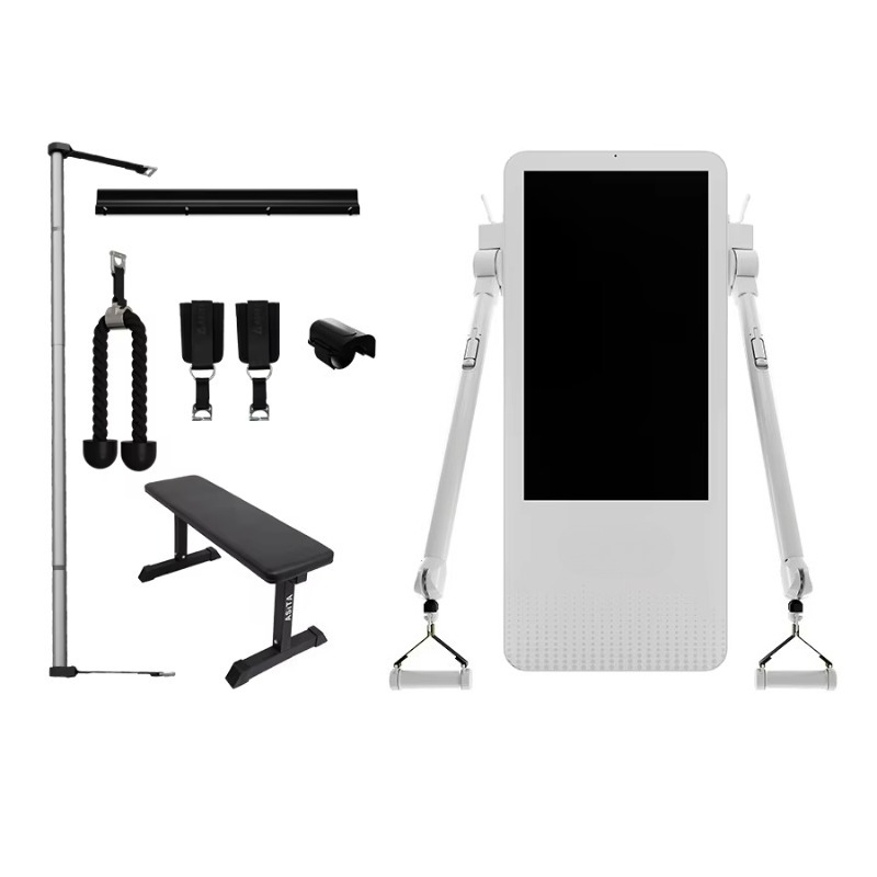 Home Gym Room - อุปกรณ์ฟิตเนสอเนกประสงค์สำหรับบ้าน: ยิมติดผนังอัจฉริยะ Tonal พร้อมระบบติดตามอัตโนมัติ – การฝึกความแข็งแรงด้วยแรงต้านแบบไดนามิก