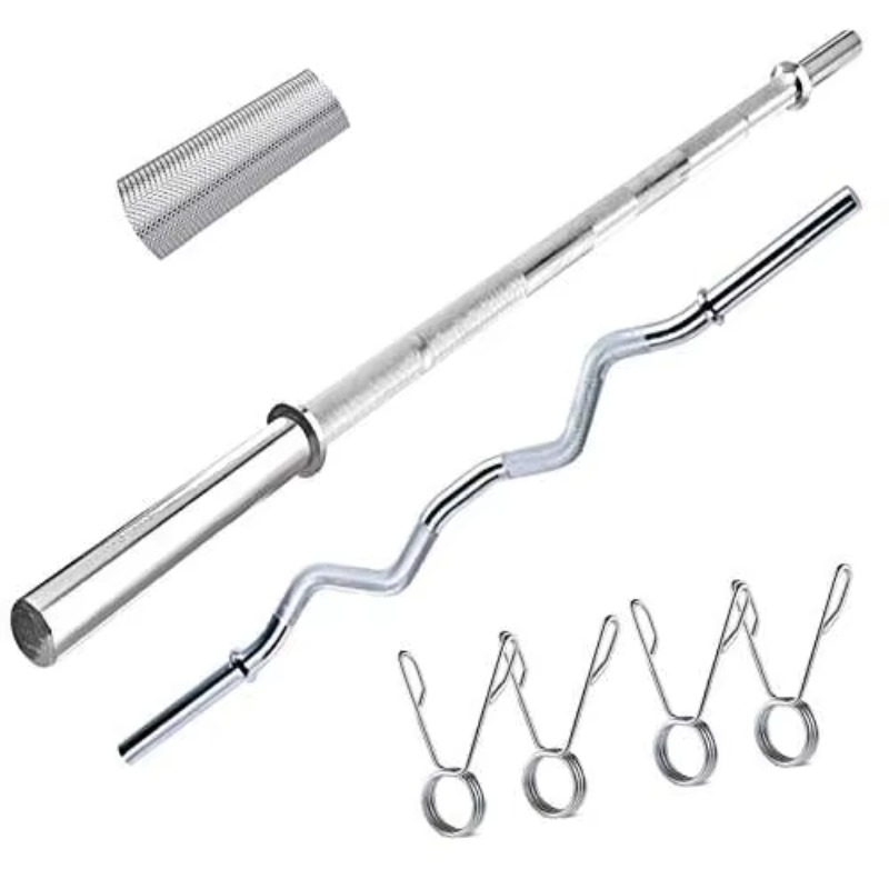 บาร์เบลคุณภาพระดับมืออาชีพ 1.5 - Barbell Curl Bar บทวิจารณ์และราคา
