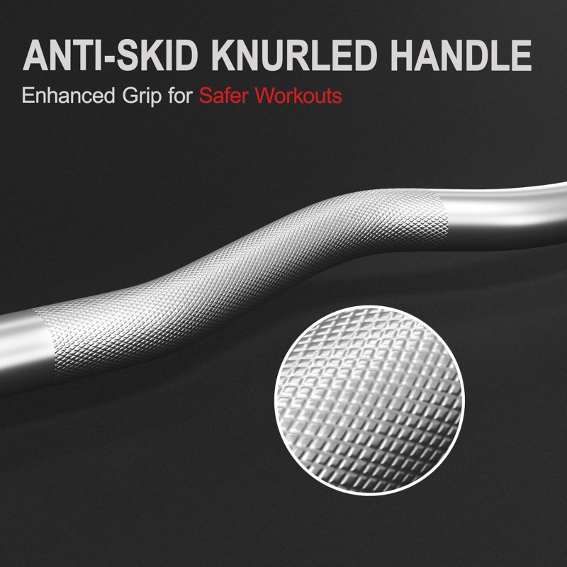 ชุดบาร์เบล -บาร์เบลและน้ำหนัก  - Barbell Curl Bar บทวิจารณ์และราคา