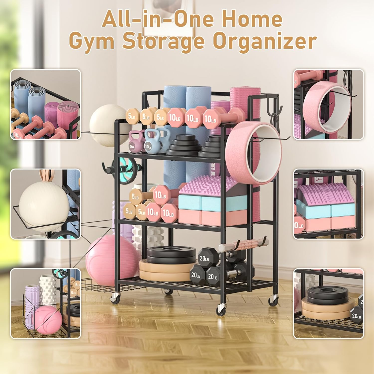 ที่เก็บอุปกรณ์ออกกำลังกายที่บ้ - Home Gym Equipments บทวิจารณ์และราคา