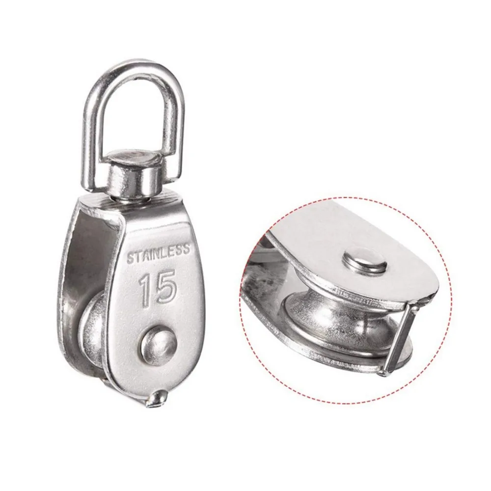 2/4 ชิ้น M15 ยกเดี่ยวรอก Rolle - Pulley Home Gym บทวิจารณ์และราคา