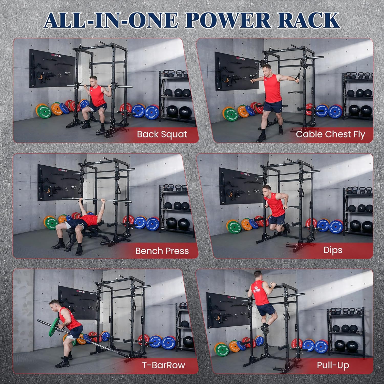 สมิธแมชชีน, แร็คสควอทแบบหนัก 5 - Home Gym One Machine บทวิจารณ์และราคา