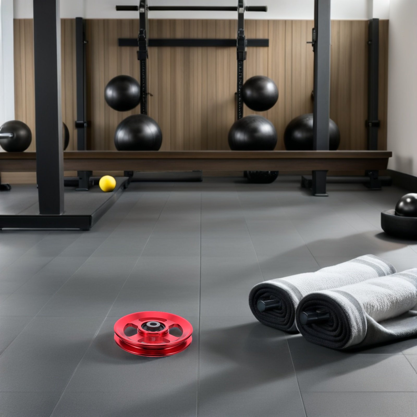 ลูกรอกอะลูมิเนียมอัลลอยด์สีแดง - Pulley Home Gym บทวิจารณ์และราคา