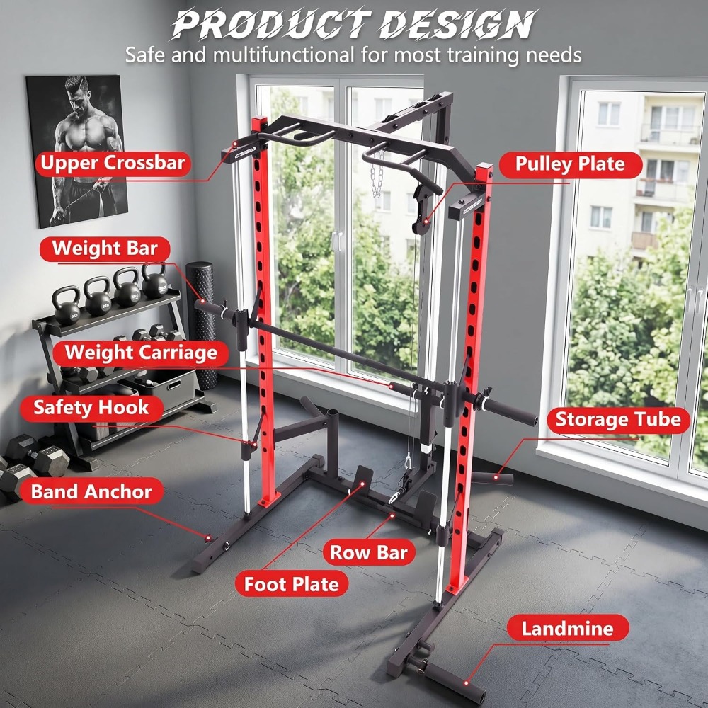 เครื่องสมิธแมชชีนออลอินวันพร้อ - Home Gym One Machine บทวิจารณ์และราคา