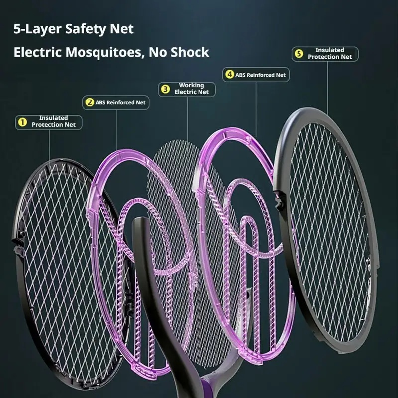 ไม้ตียุงแบบหมุนได้ พร้อมหลอดดั - Head Racket Boom บทวิจารณ์และราคา