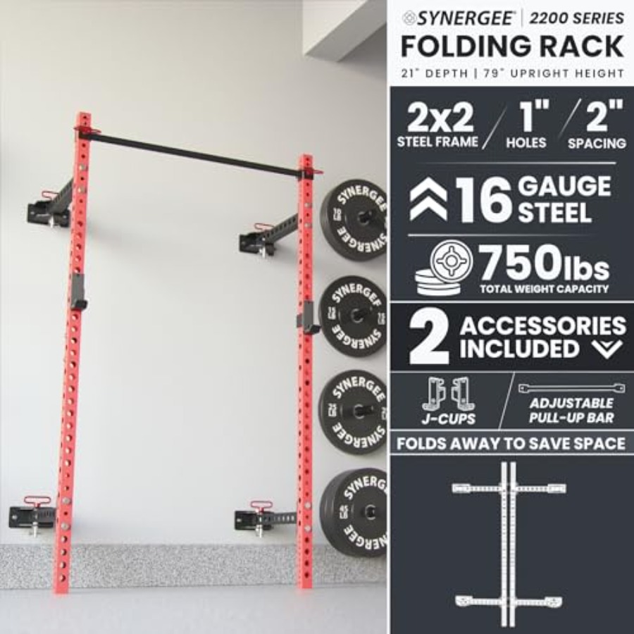 แร็คสควอทแบบพับได้รุ่น 2200 พร - Squat Rack Power บทวิจารณ์และราคา