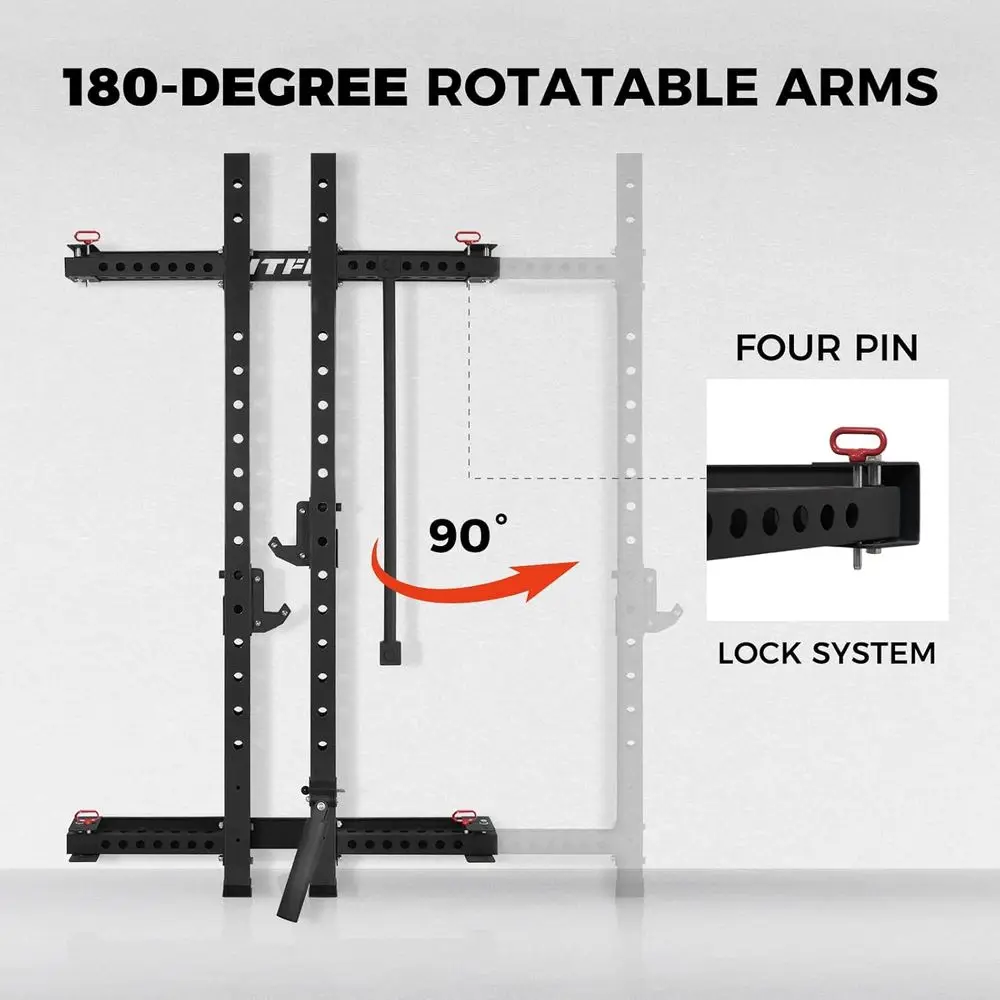 แร็คสควอทติดผนังขนาดกะทัดรัดสำ - Home Gym Design บทวิจารณ์และราคา