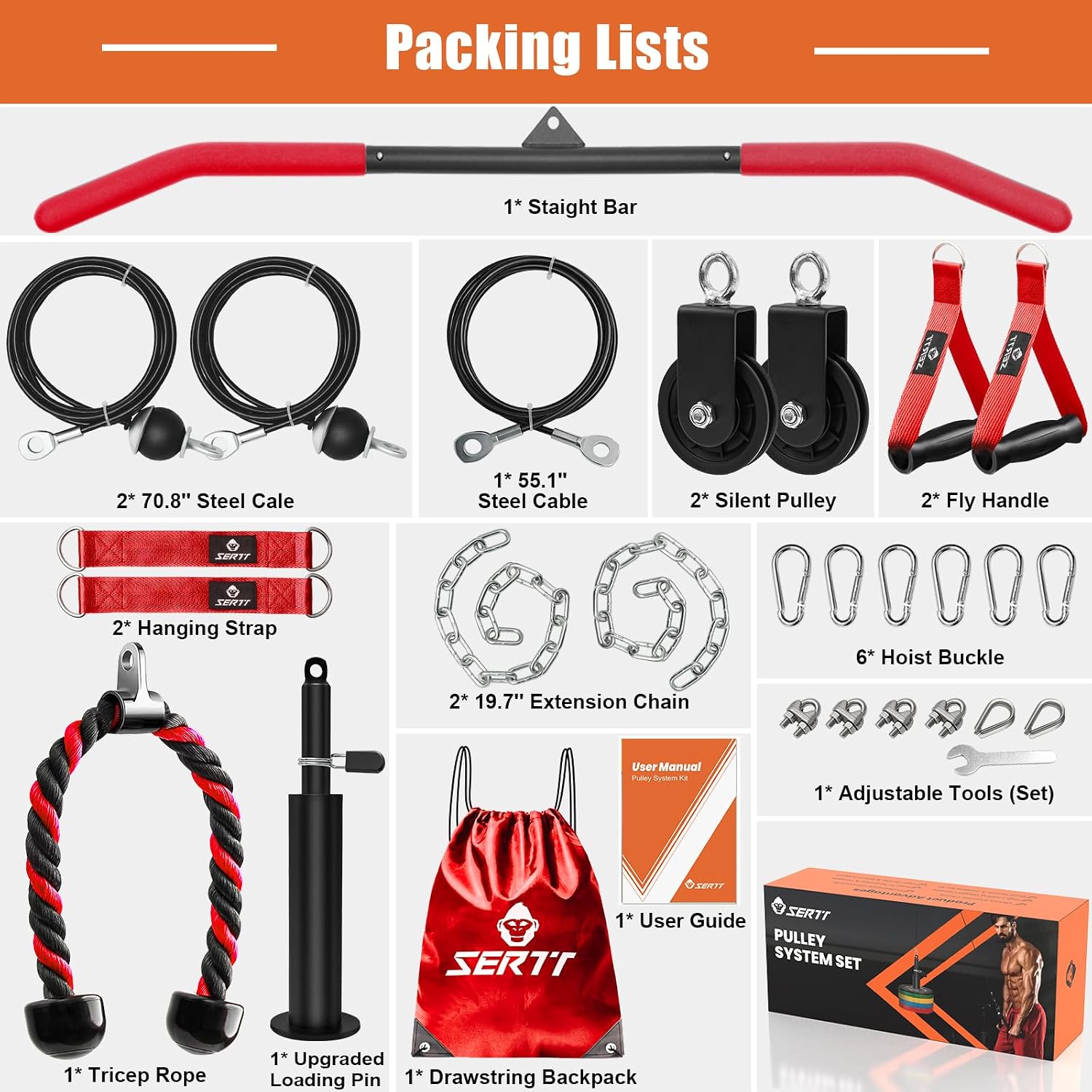 ระบบรอกออกกำลังกายที่บ้านสำหรั - Pulley Home Gym บทวิจารณ์และราคา