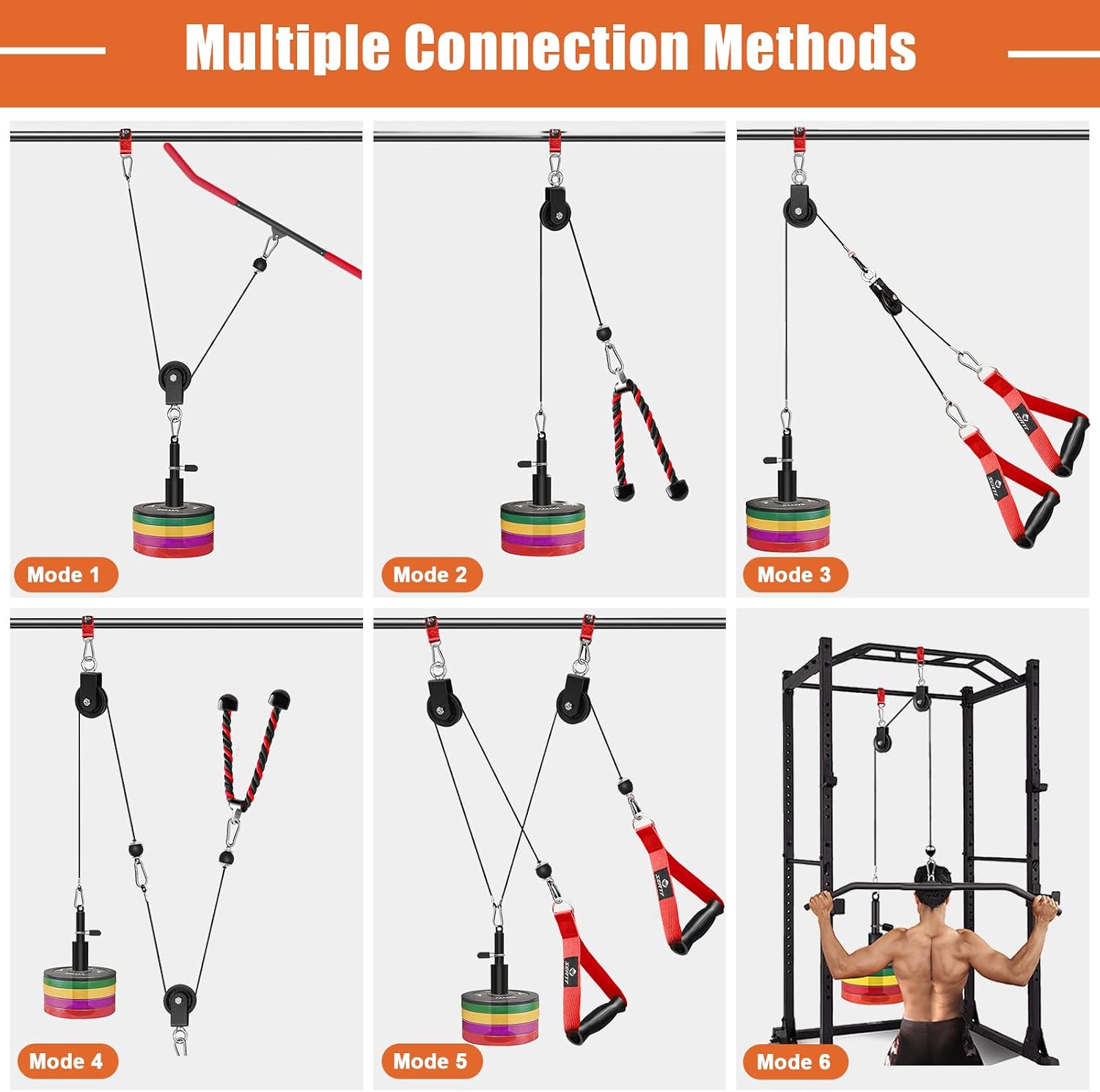 ระบบรอกออกกำลังกายที่บ้านสำหรั - Pulley Home Gym บทวิจารณ์และราคา