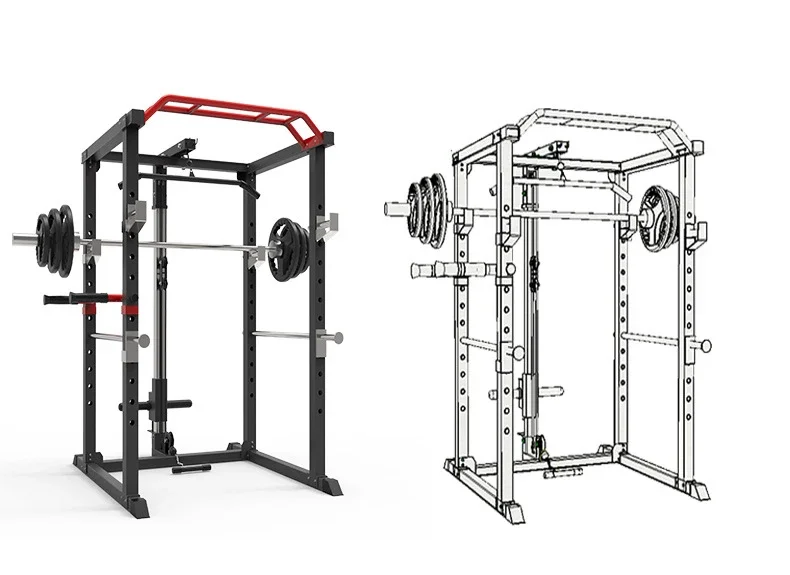 # สําหรับ EU US คลังสินค้าในสต - Squat Rack Power บทวิจารณ์และราคา