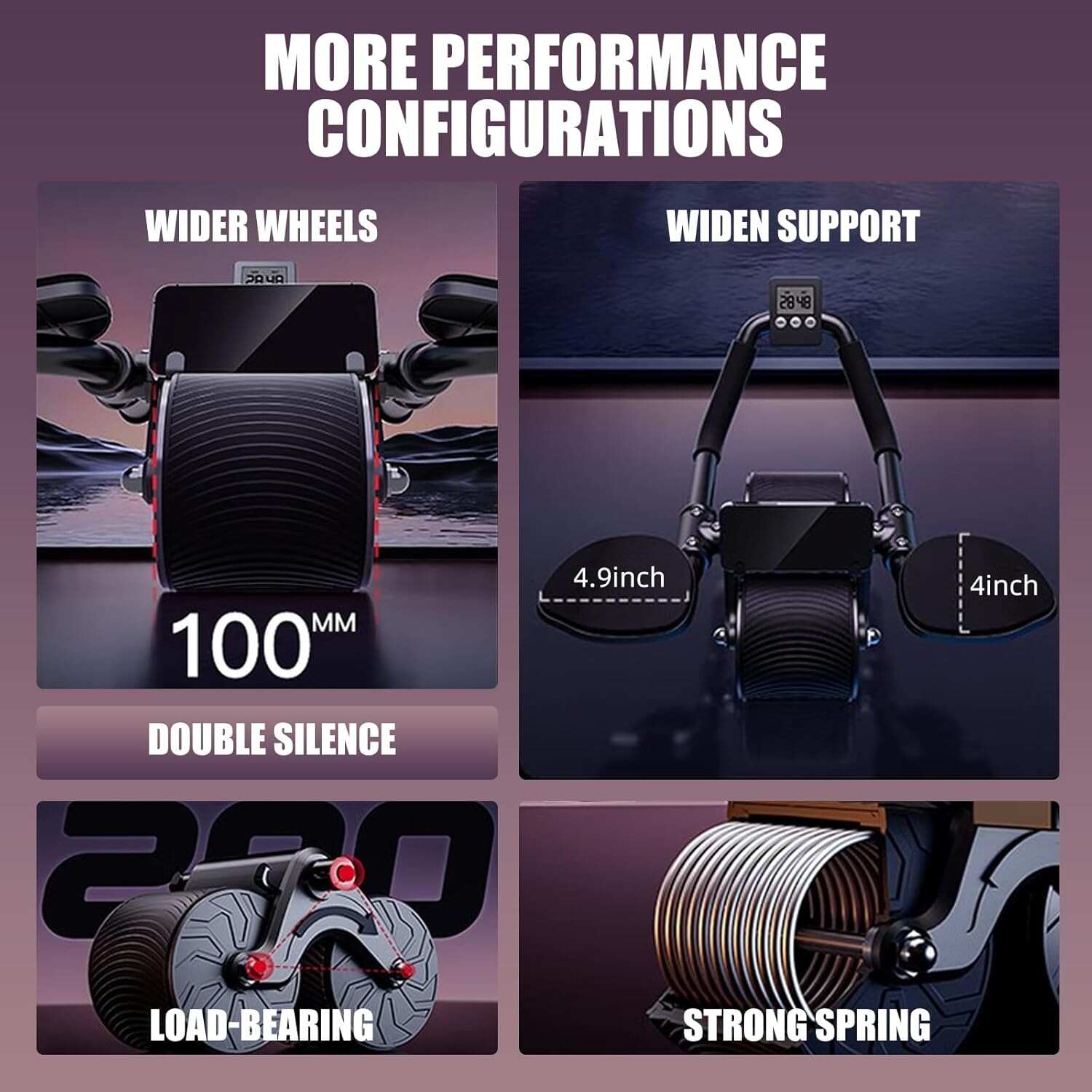 ล้อบริหารหน้าท้องอัตโนมัติอัจฉ - Home Gym Total Fitness บทวิจารณ์และราคา