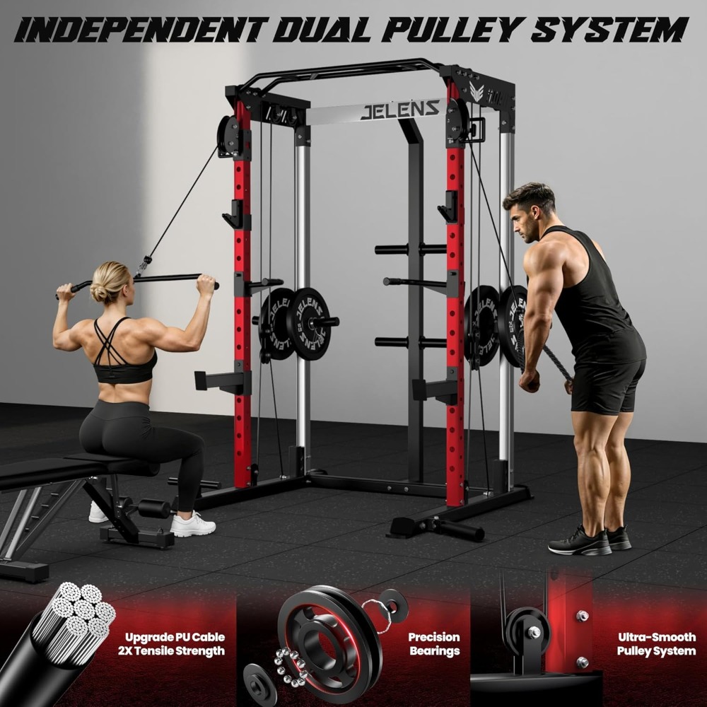 แร็คยกน้ำหนักอเนกประสงค์ 2000  - Pulley Home Gym บทวิจารณ์และราคา