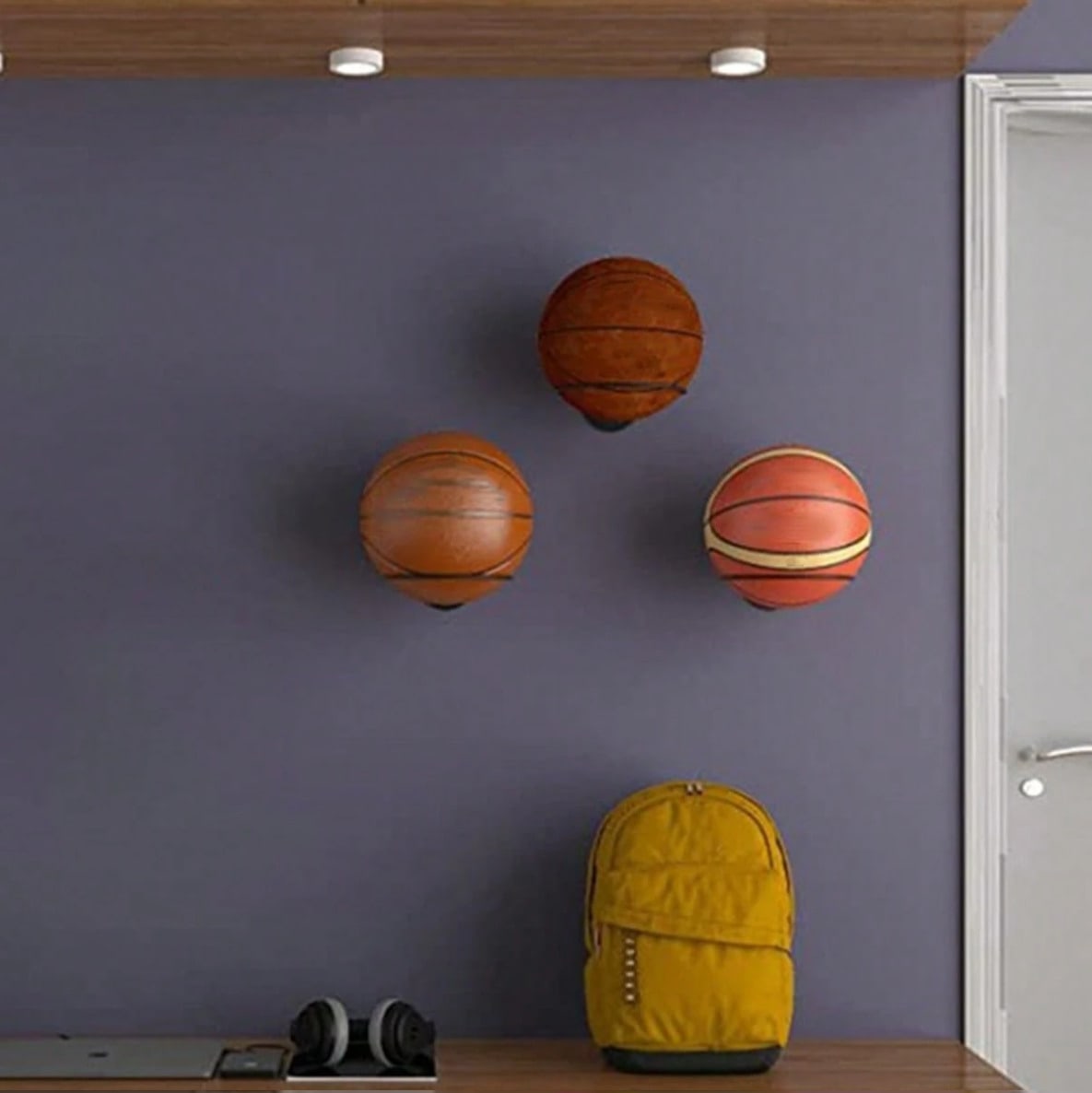 ขาตั้งโชว์ลูกบาสเก็ตบอลติดผนัง - Home Gym Installation บทวิจารณ์และราคา
