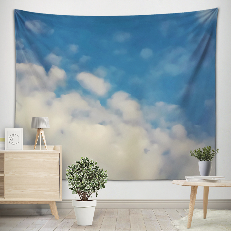 ไพเราะเมฆ Art Tapestry Wall แข - Home Gym Room บทวิจารณ์และราคา