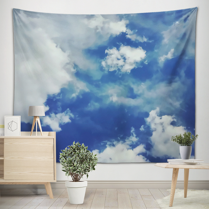 ไพเราะเมฆ Art Tapestry Wall แข - Home Gym Room บทวิจารณ์และราคา