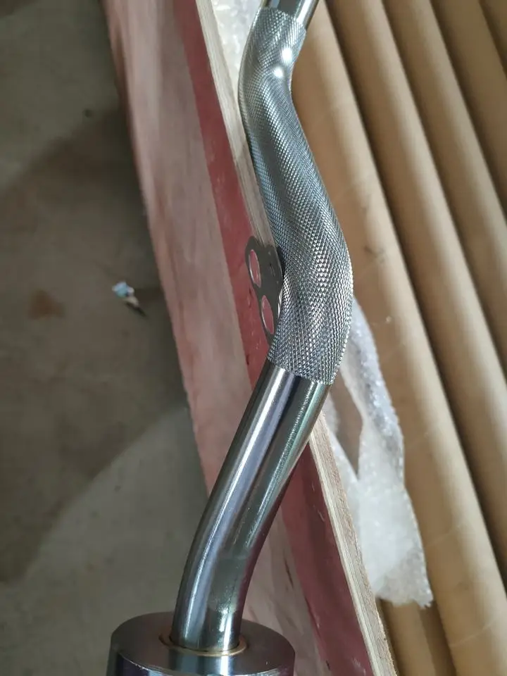 โรงงานขายตรงอุปกรณ์ออกกำลังกาย - Barbell Curl Bar บทวิจารณ์และราคา