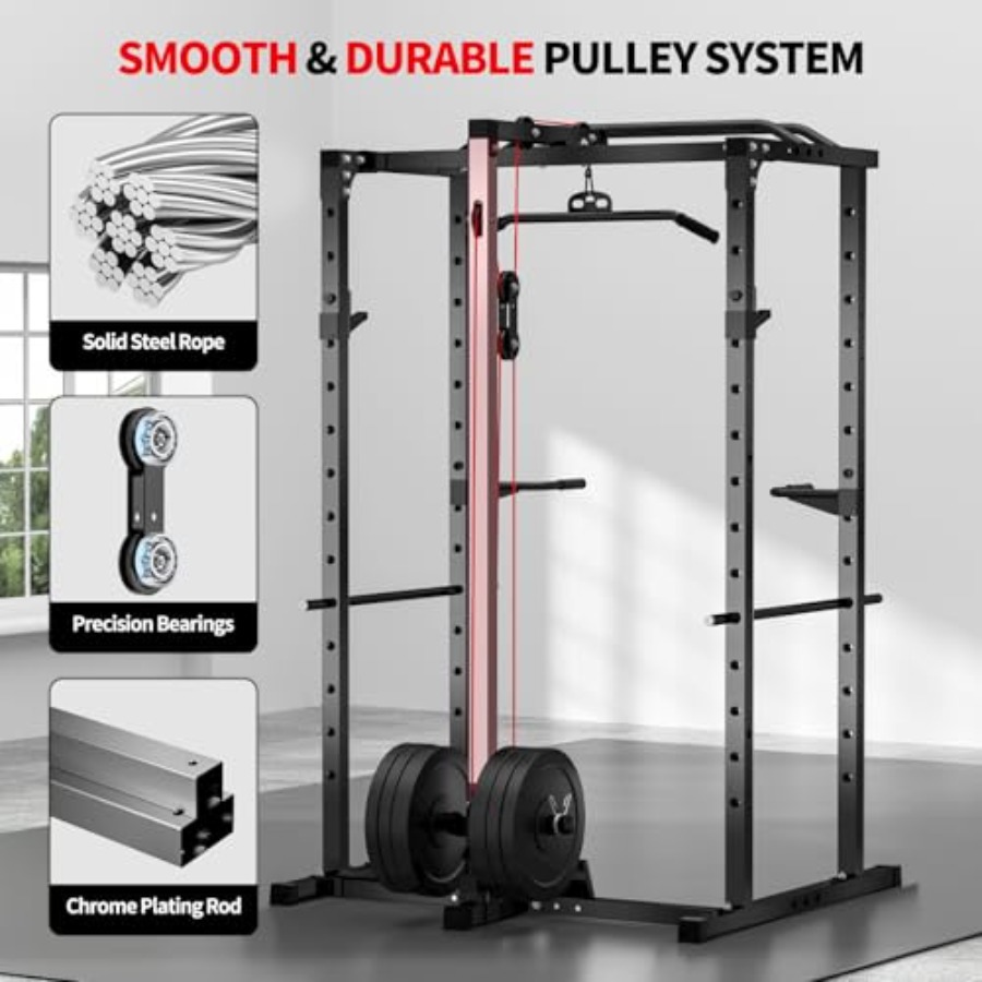 แร็คออกกำลังกายแบบมัลติฟังก์ชั - Squat Rack Power บทวิจารณ์และราคา