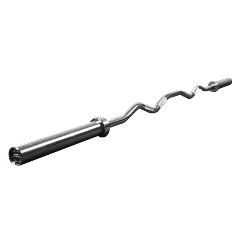 บาร์ยกน้ำหนักเหล็กโค้งงอ 1.2 ม - Barbell Curl Bar บทวิจารณ์และราคา
