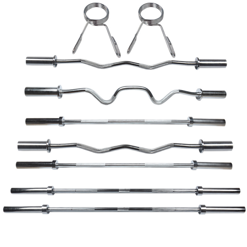 บาร์ยกน้ำหนักเหล็กโค้งงอ 1.2 ม - Barbell Curl Bar บทวิจารณ์และราคา