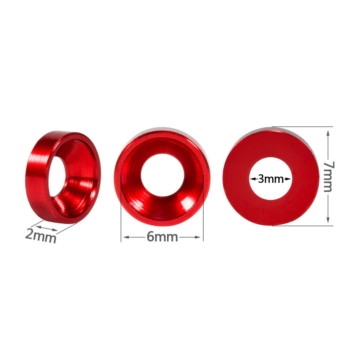 อลูมิเนียม M3 Anodized Counter - Head Racket Boom บทวิจารณ์และราคา
