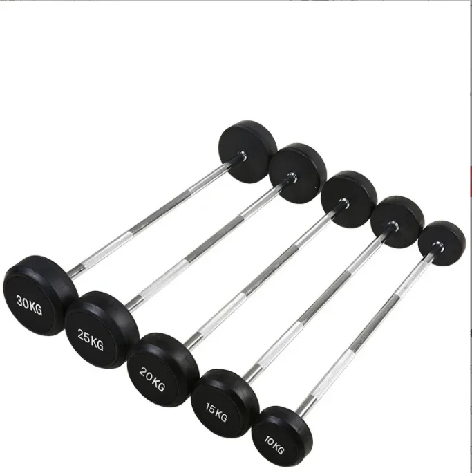 บาร์เบลยางแบบตรงสำหรับยกน้ำหนั - Barbell Curl Bar บทวิจารณ์และราคา