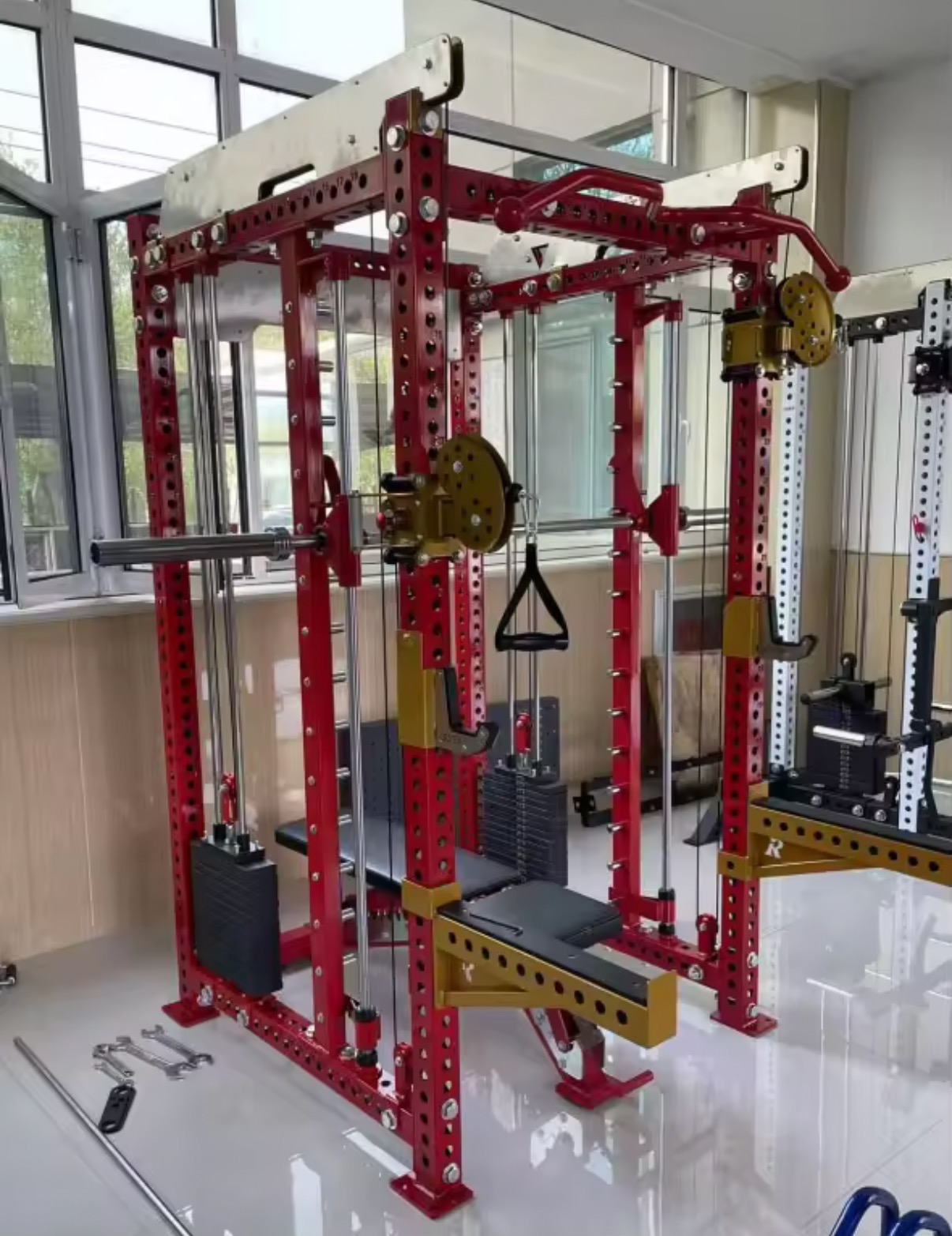 เครื่องออกกำลังกายแบบมัลติฟังก - Squat Rack Power บทวิจารณ์และราคา
