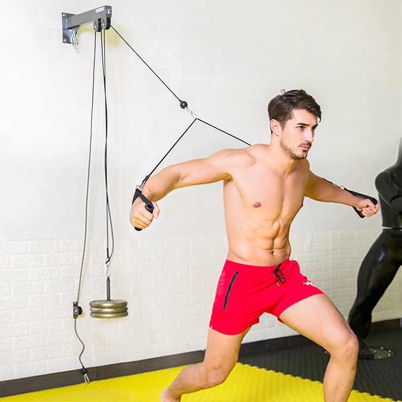 ชุดอุปกรณ์ออกกำลังกายแบบ DIY พ - Pulley Home Gym บทวิจารณ์และราคา