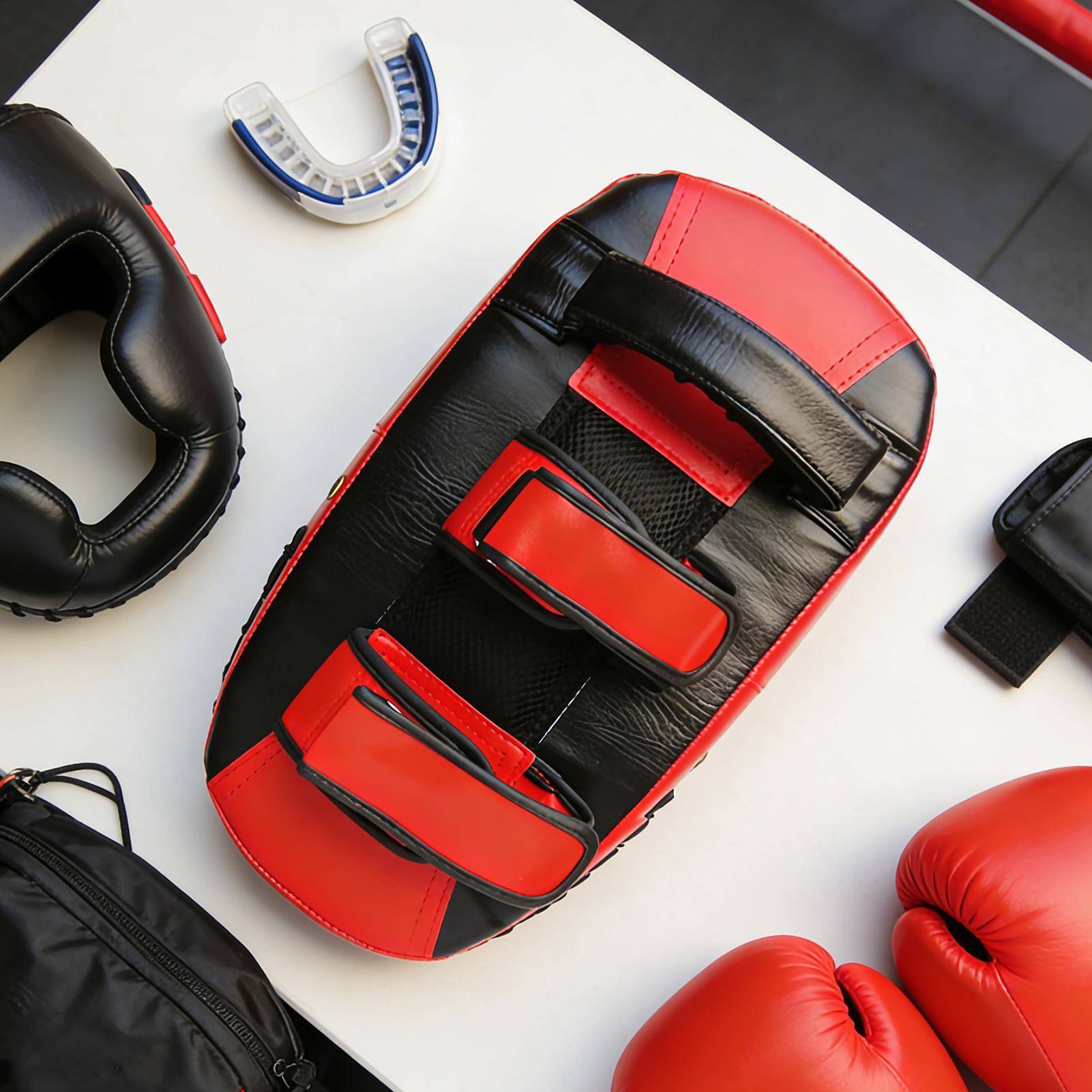แผ่นรองซ้อมมวย หนัง PU แบบโค้ง - Home Gym Equipments บทวิจารณ์และราคา