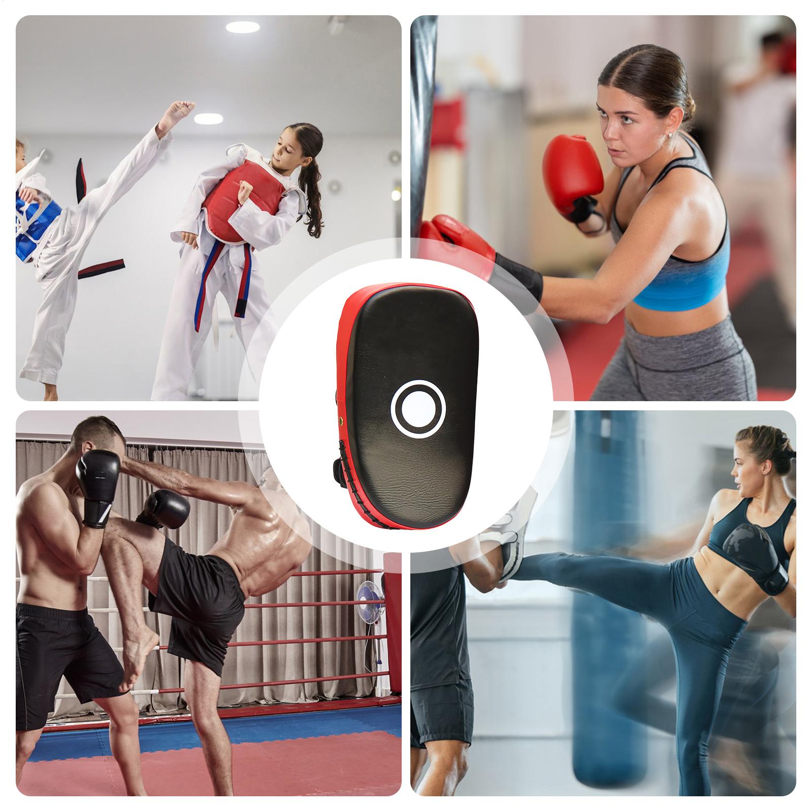แผ่นรองซ้อมมวย หนัง PU แบบโค้ง - Home Gym Equipments บทวิจารณ์และราคา