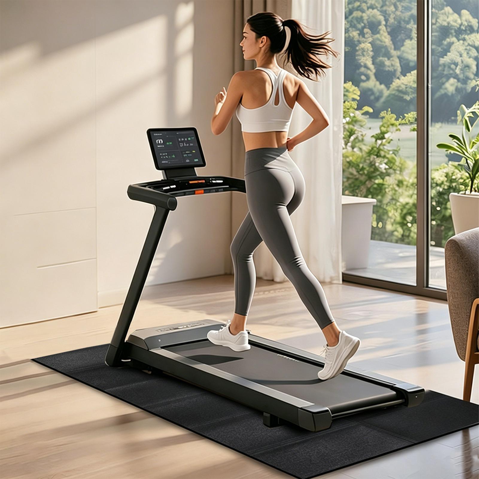 แผ่นรองพื้นลู่วิ่งไฟฟ้ากันลื่น - Home Gym Equipments บทวิจารณ์และราคา