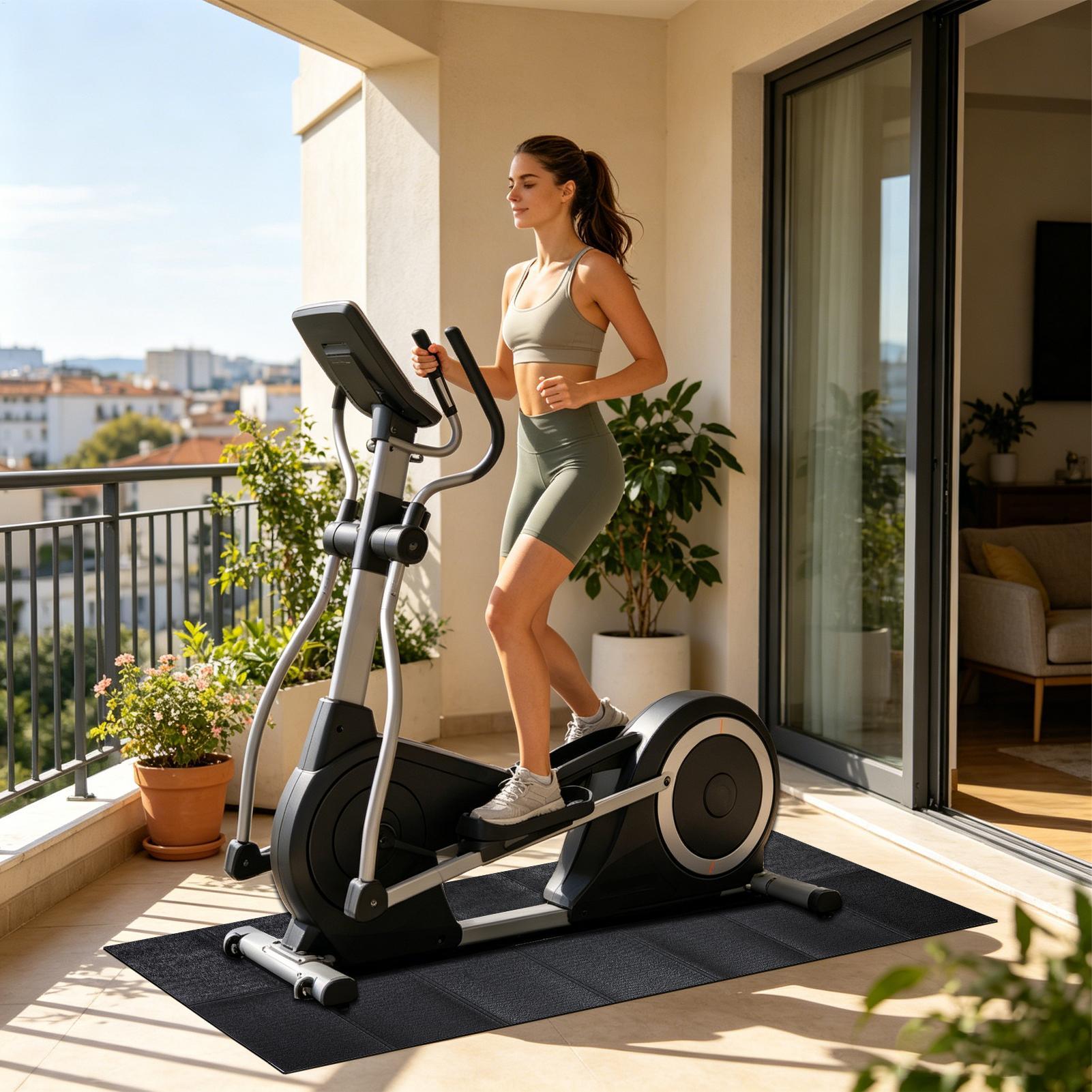 แผ่นรองพื้นลู่วิ่งไฟฟ้ากันลื่น - Home Gym Equipments บทวิจารณ์และราคา