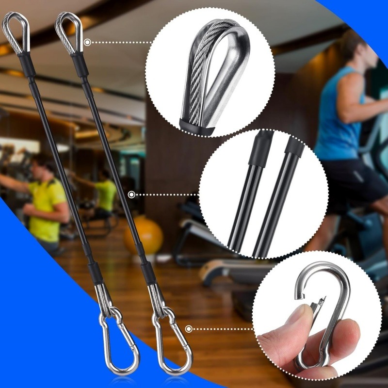 สายเคเบิลยิม 25 ซม. 1/2 ชิ้น ใ - Pulley Home Gym บทวิจารณ์และราคา