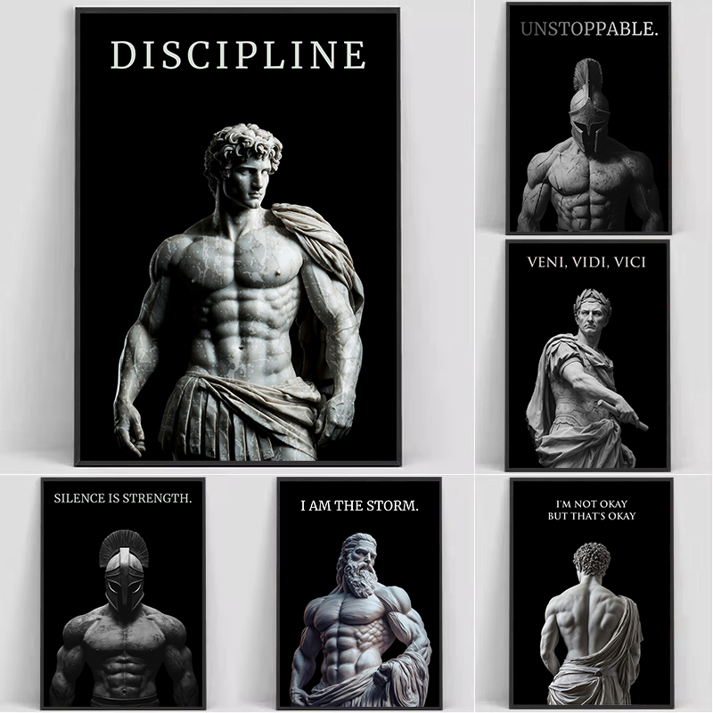 รูปปั้นนักรบสปาร์ตันย้อนยุค ซี - Home Gym Decor บทวิจารณ์และราคา