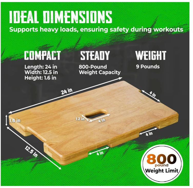 แผ่นออกกำลังกายไม้ ฟิตเนสบอร์ด - Home Gym Total Fitness บทวิจารณ์และราคา