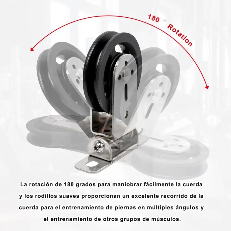 ล้อพูลเลย์สแตนเลสแบบหมุนได้ ติ - Pulley Home Gym บทวิจารณ์และราคา
